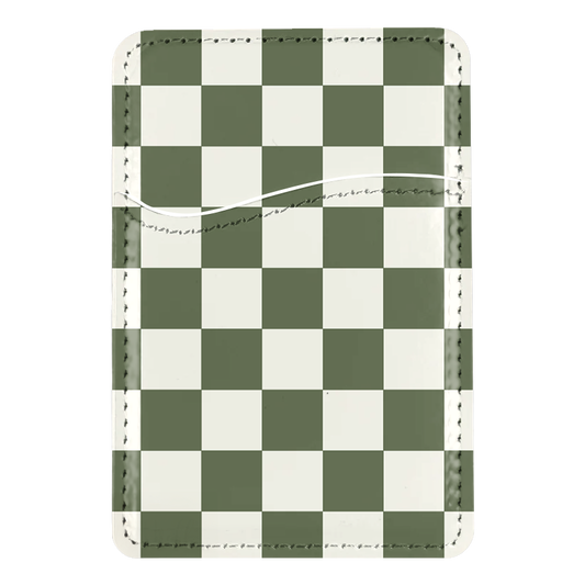 Moss Checkers II MagSafe Card Holder