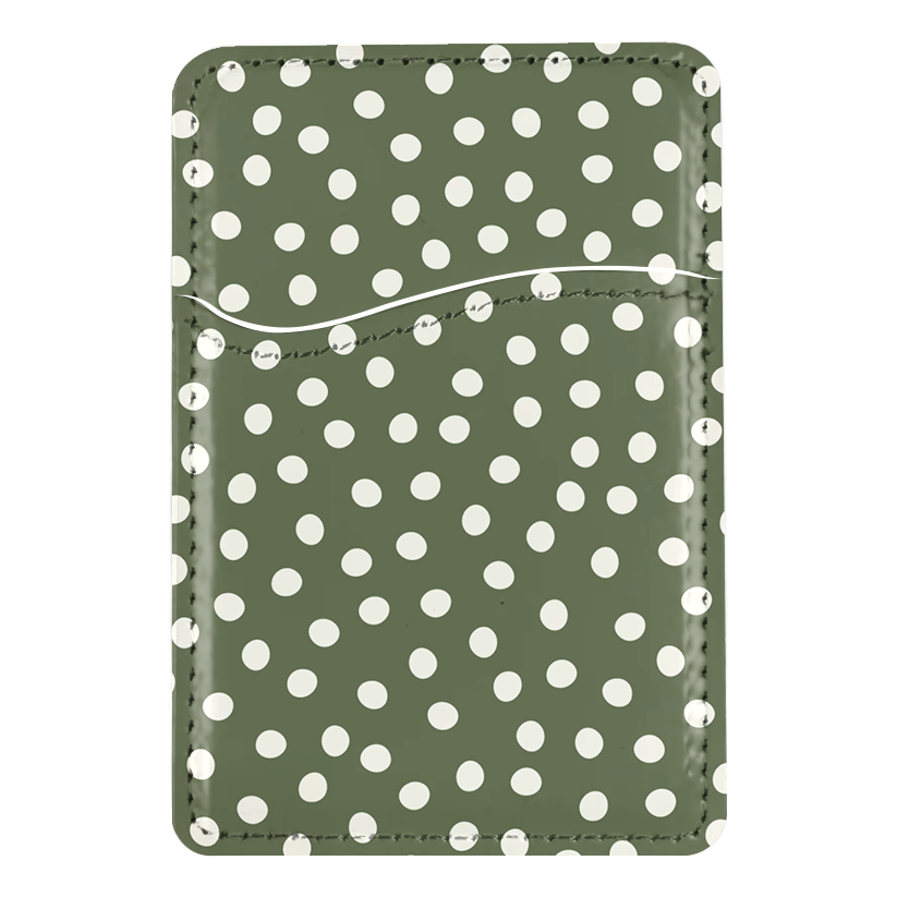 Moss Dots MagSafe Card Holder
