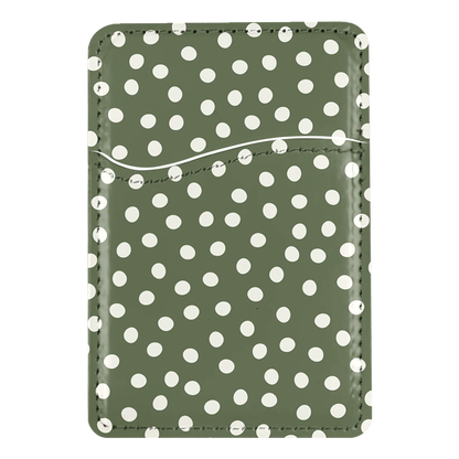 Moss Dots MagSafe Card Holder