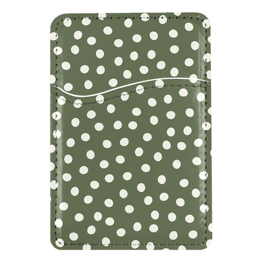 Moss Dots MagSafe Card Holder