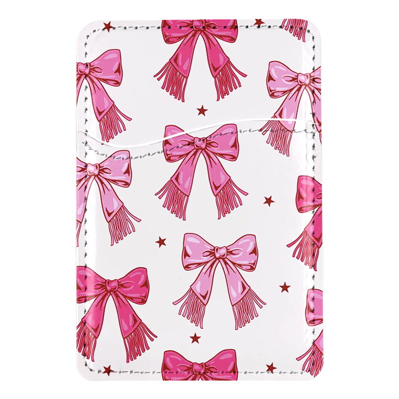 Blush Fringe MagSafe Card Holder