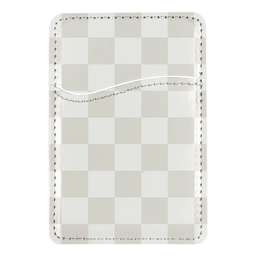 Dust Bunny Checkers MagSafe Card Holder