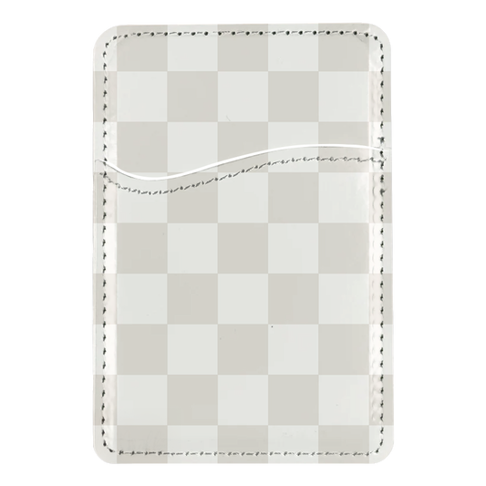 Dust Bunny Checkers MagSafe Card Holder