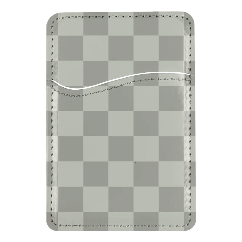 River Rock Checkers MagSafe Card Holder