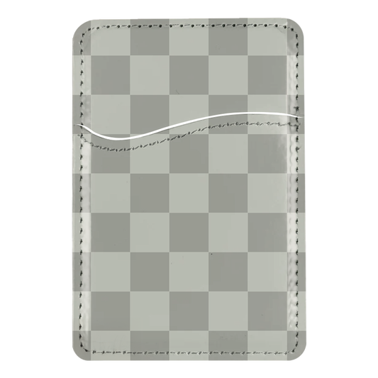 River Rock Checkers MagSafe Card Holder
