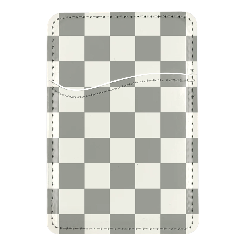 River Rock Checkers II MagSafe Card Holder