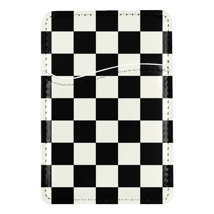 Onyx Checkers II MagSafe Card Holder