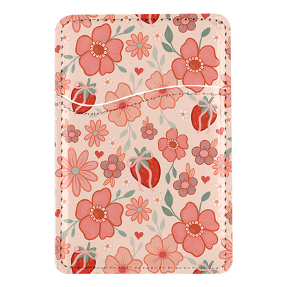 Strawberry Fields MagSafe Card Holder