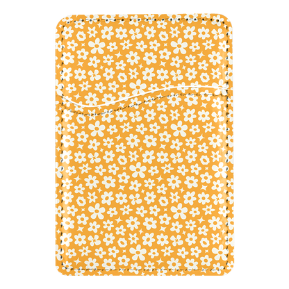 Creamsicle Little Blooms MagSafe Card Holder