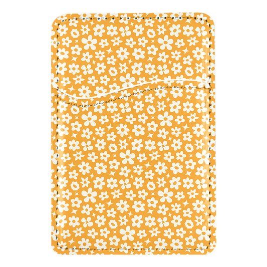 Creamsicle Little Blooms MagSafe Card Holder