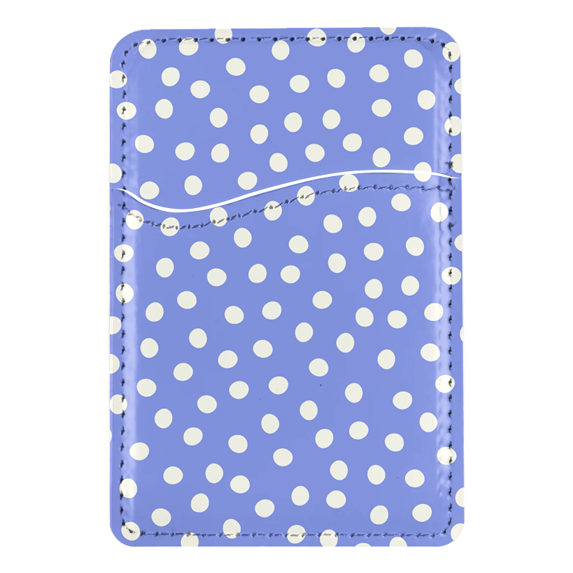 Bluebell Dots MagSafe Card Holder