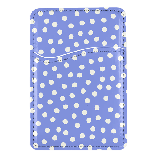 Bluebell Dots MagSafe Card Holder