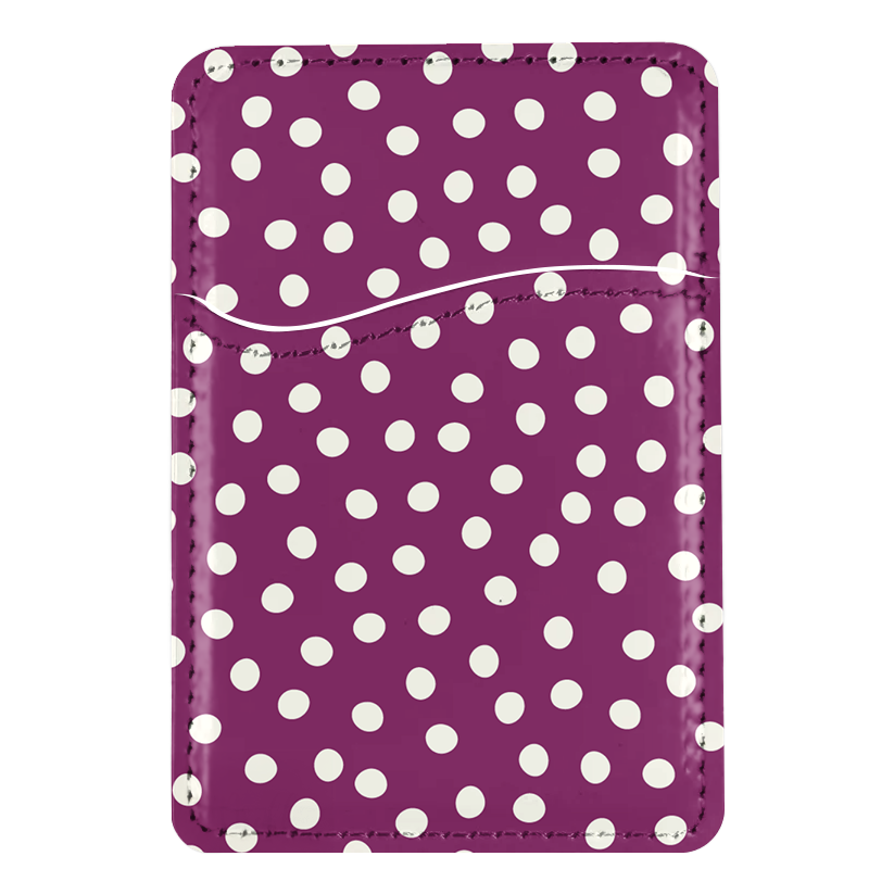 Velvet Dots MagSafe Card Holder