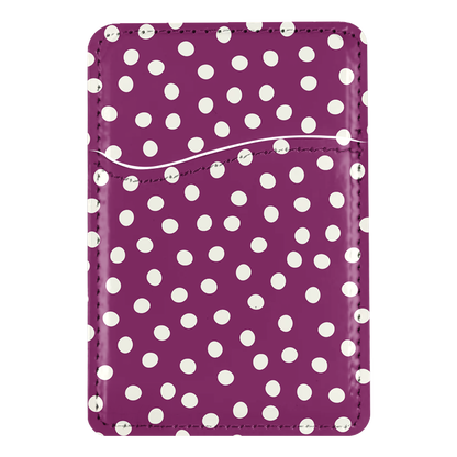 Velvet Dots MagSafe Card Holder