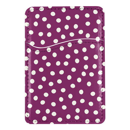 Velvet Dots MagSafe Card Holder