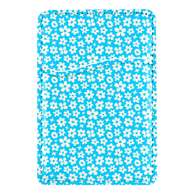 Sky Little Blooms MagSafe Card Holder