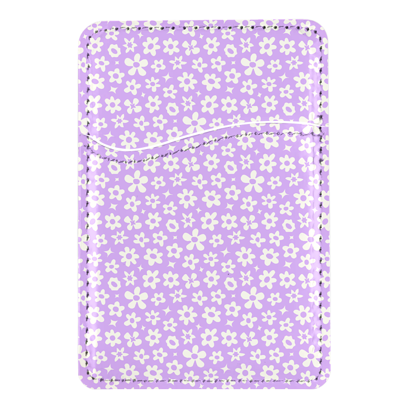 Lavender Little Blooms MagSafe Card Holder