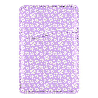 Lavender Little Blooms MagSafe Card Holder