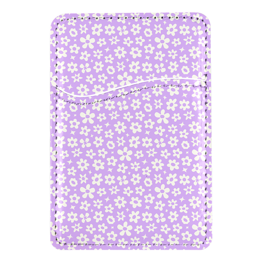 Lavender Little Blooms MagSafe Card Holder