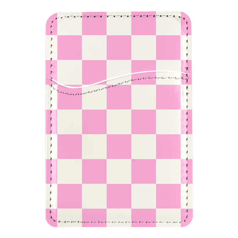 Bubblegum Checkers II MagSafe Card Holder