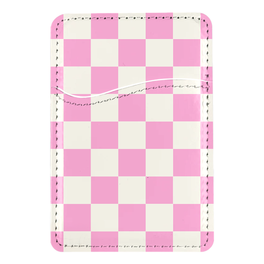 Bubblegum Checkers II MagSafe Card Holder