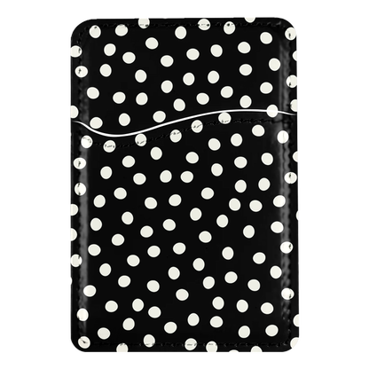 Onyx Dots MagSafe Card Holder