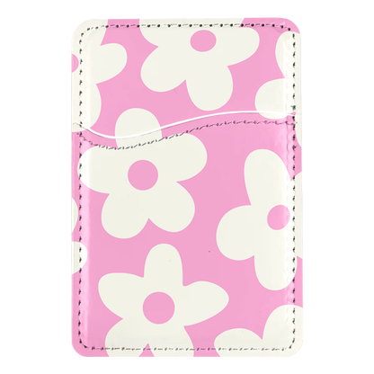 Bubblegum Big Blooms MagSafe Card Holder