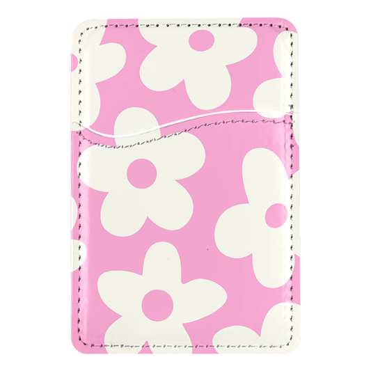 Bubblegum Big Blooms MagSafe Card Holder