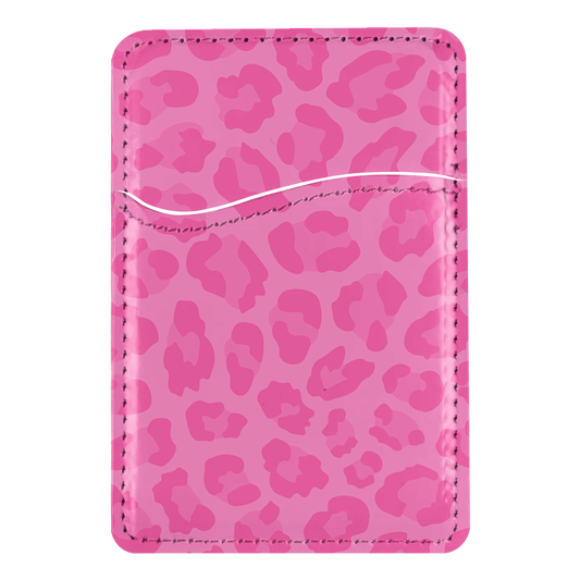 It Girl Leopard MagSafe Card Holder