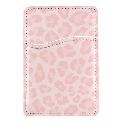 Pinky Swear Leopard MagSafe Card Holder