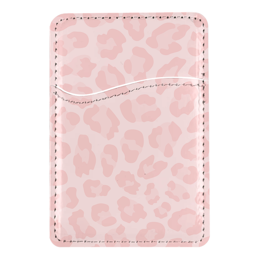 Pinky Swear Leopard MagSafe Card Holder