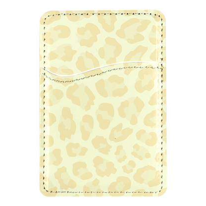 Banana Whispers Leopard MagSafe Card Holder