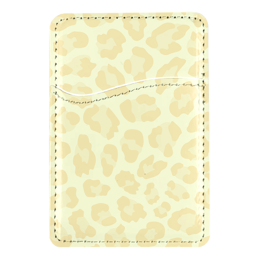Banana Whispers Leopard MagSafe Card Holder