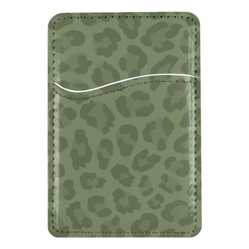 Moss Leopard MagSafe Card Holder
