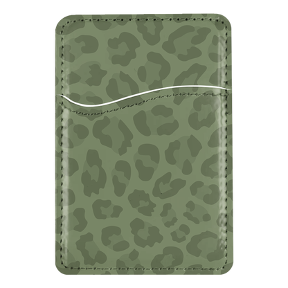 Moss Leopard MagSafe Card Holder