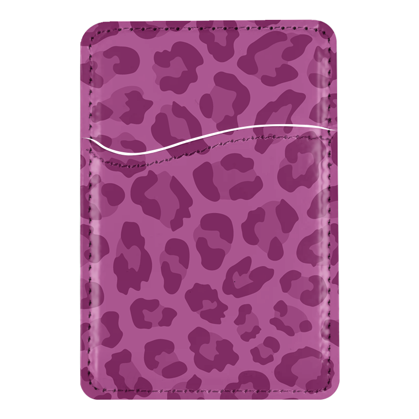 Velvet Leopard MagSafe Card Holder