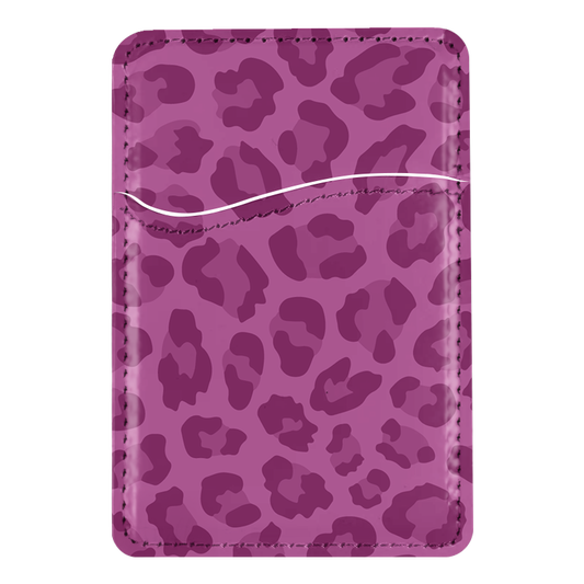 Velvet Leopard MagSafe Card Holder