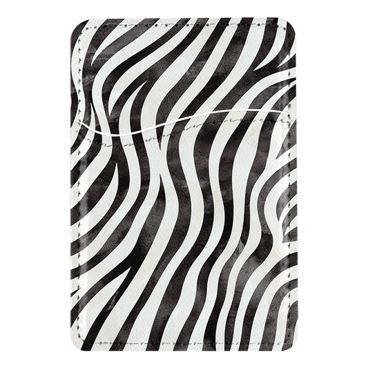 Classic Zebra MagSafe Card Holder