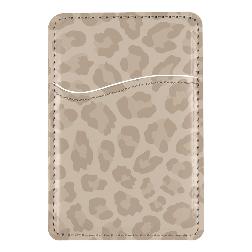 Chestnut Leopard MagSafe Card Holder