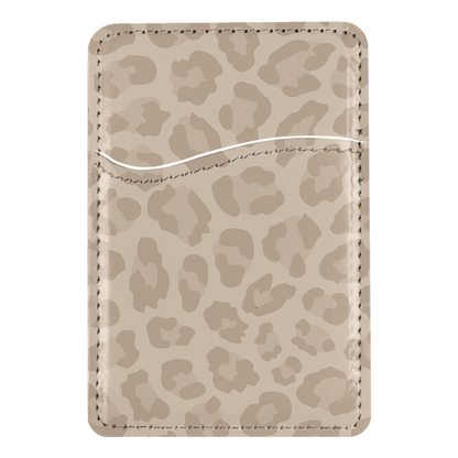 Chestnut Leopard MagSafe Card Holder