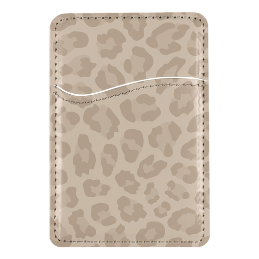 Chestnut Leopard MagSafe Card Holder