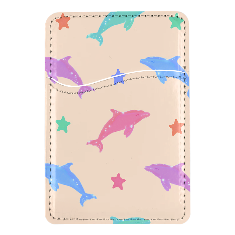 Dolphin Dive MagSafe Card Holder
