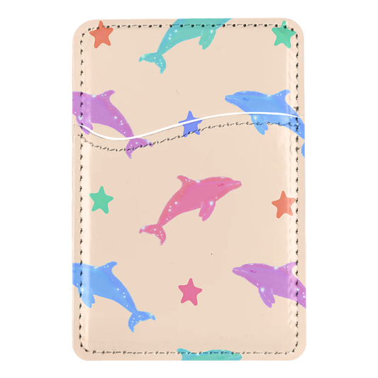 Dolphin Dive MagSafe Card Holder
