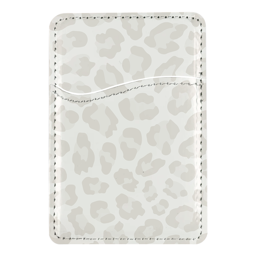 Dust Bunny Leopard MagSafe Card Holder