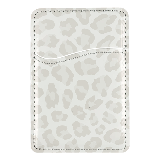 Dust Bunny Leopard MagSafe Card Holder