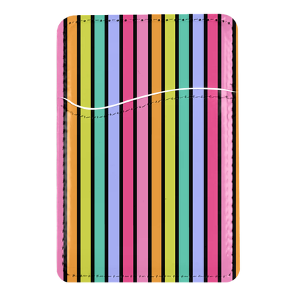 Rainbow Stripes MagSafe Card Holder
