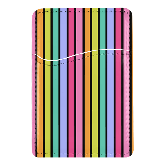 Rainbow Stripes MagSafe Card Holder