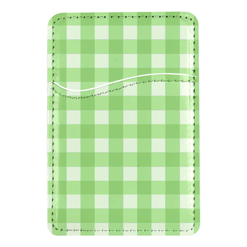 Garden Gingham MagSafe Card Holder