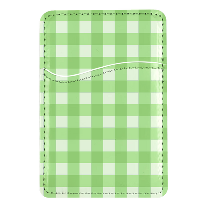 Garden Gingham MagSafe Card Holder