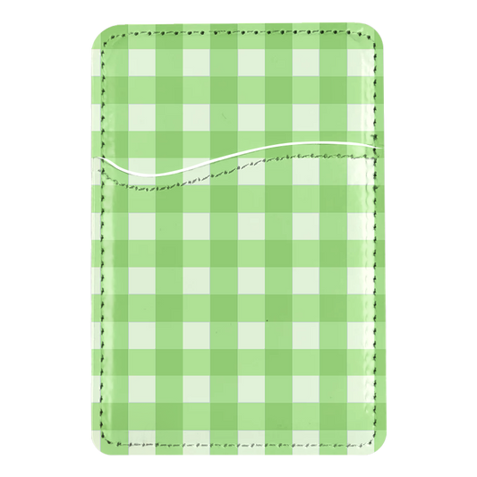 Garden Gingham MagSafe Card Holder